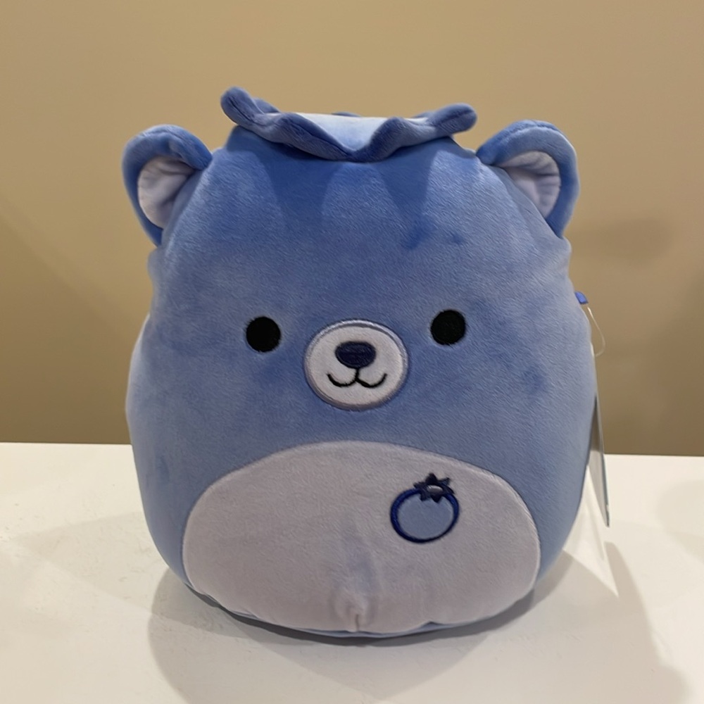 NWT 8” Brunswick the Blueberry Bear 🫐🧸 Squishmallow - Crossover Squad Series 2
